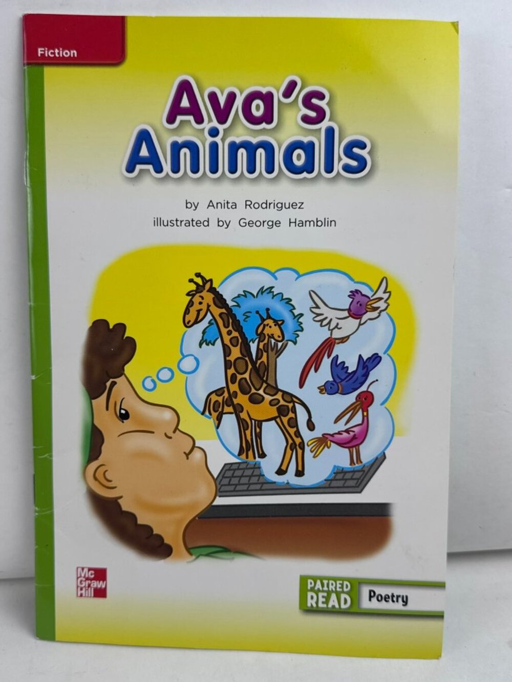 Ava's Animals McGraw Hill Paired Read Poetry Grade 2 Unit 2 Week 5 Reader Book